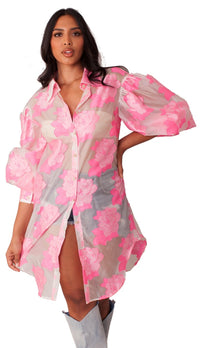 Shear Perfection Shirt Dress