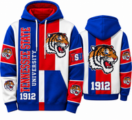 ColorBlock Printed Hoodie