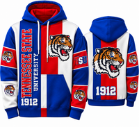 ColorBlock Printed Hoodie