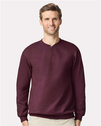 Unisex Softstyle® Midweight 1/4 Zip Sweatshirt