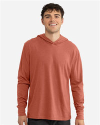 Unisex CVC Hoodie Long Sleeve T-Shirt