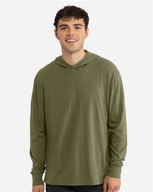 Unisex CVC Hoodie Long Sleeve T-Shirt