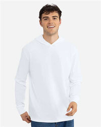 Unisex CVC Hoodie Long Sleeve T-Shirt