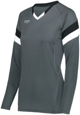 Girls TruHit Tri-Color Long Sleeve Jersey