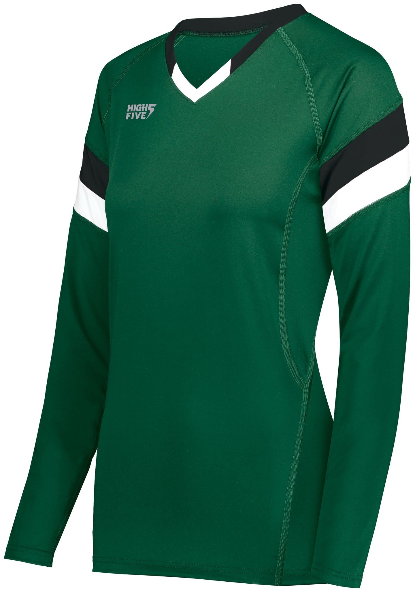 Girls TruHit Tri-Color Long Sleeve Jersey