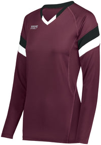 Girls TruHit Tri-Color Long Sleeve Jersey
