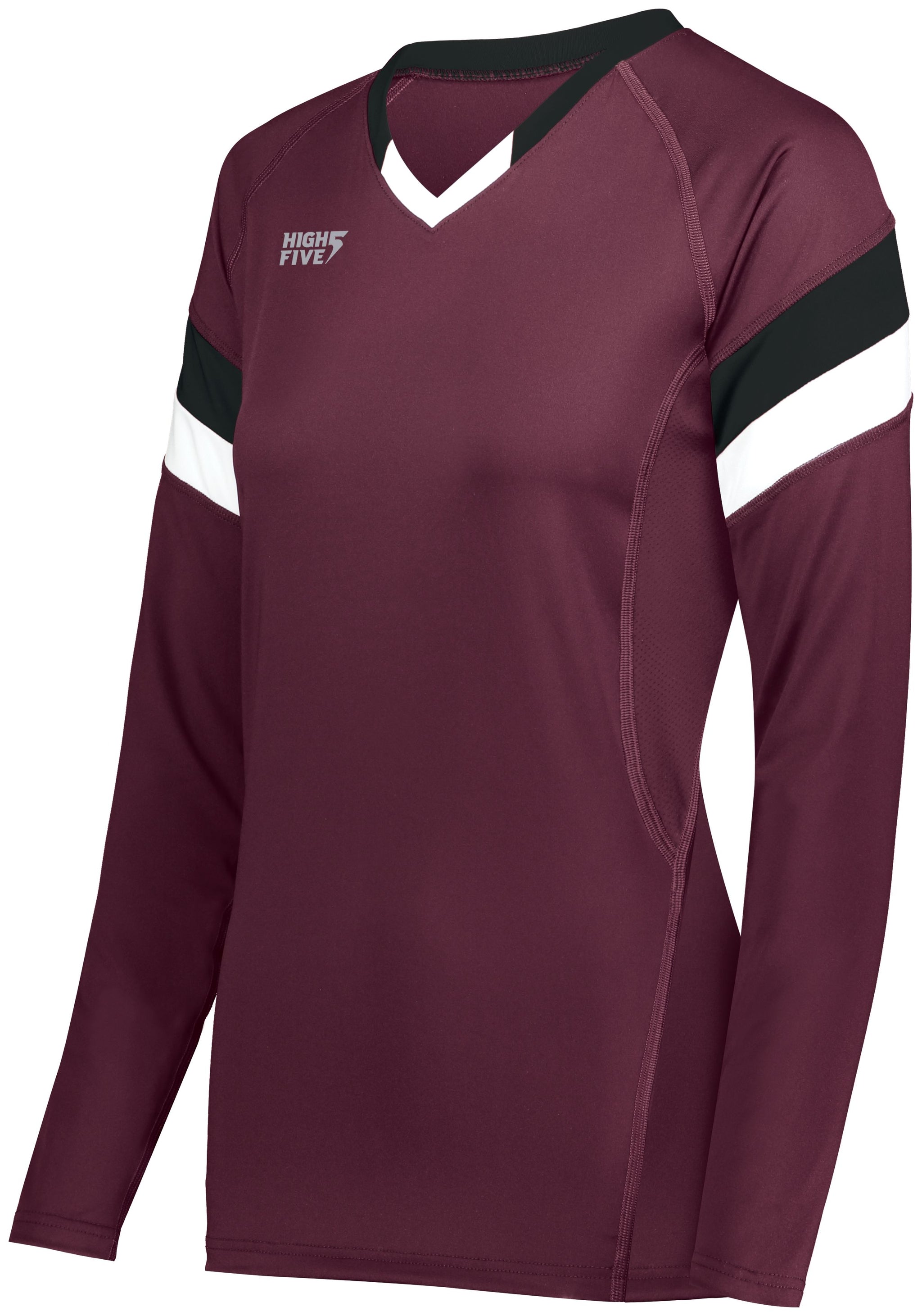 Girls TruHit Tri-Color Long Sleeve Jersey