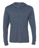 Unisex Triblend Hooded Long Sleeve Pullover T-Shirt