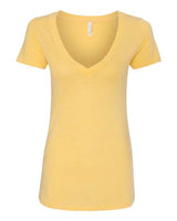 Women’s CVC Deep V-Neck T-Shirt