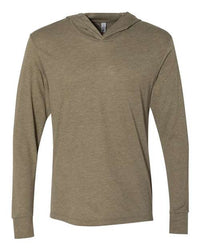Unisex Triblend Hooded Long Sleeve Pullover T-Shirt