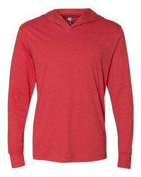 Unisex Triblend Hooded Long Sleeve Pullover T-Shirt