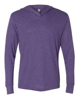 Unisex Triblend Hooded Long Sleeve Pullover T-Shirt