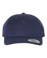 Premium Five-Panel Curved Bill Snapback Cap