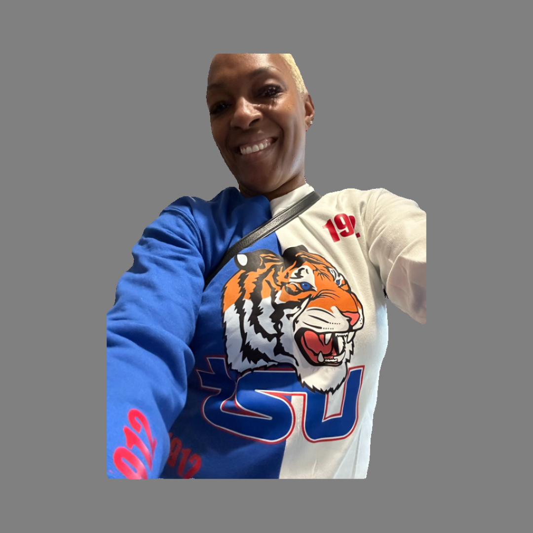 Color Block Tiger sweatshirt