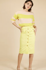 Emeline Woven Skirt Frnch Paris