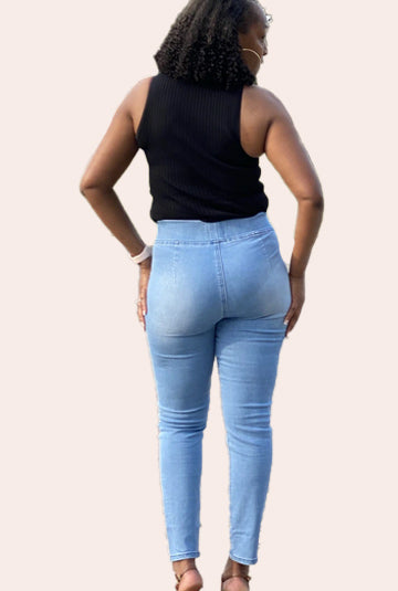 HIGH WAISTED JEGGINGS JEANS