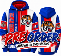 ColorBlock Printed Hoodie