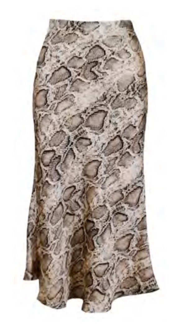 Jane Snake Print Skirt Lucy Paris