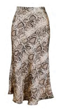 Jane Snake Print Skirt Lucy Paris