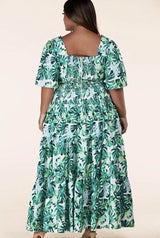 LeAnn Tropical Maxi Dress