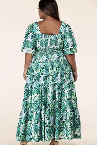 LeAnn Tropical Maxi Dress