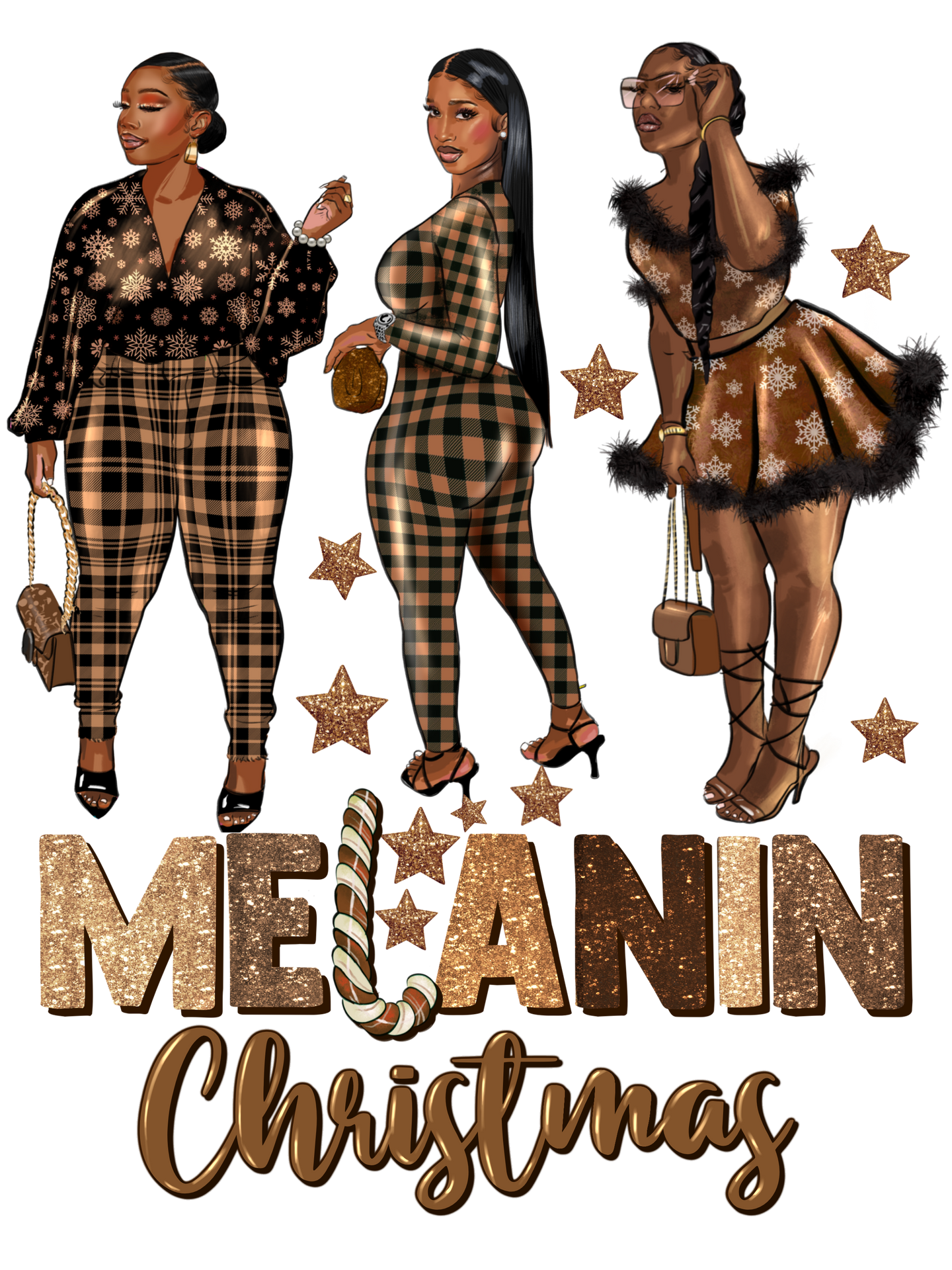 Melanin Christmas GIRL