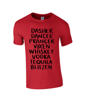 DASHER DANCER PRANCER VIXEN TEE