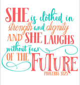 Proverb 31:25