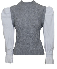 QUINN CABLE KNIT TOP