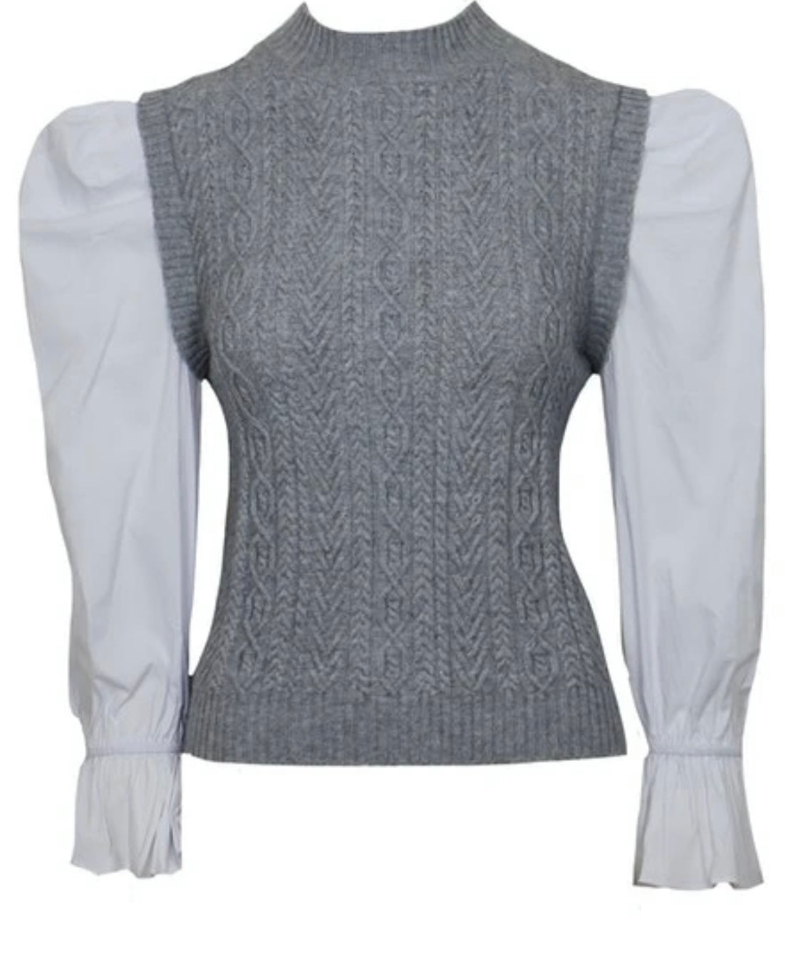 QUINN CABLE KNIT TOP