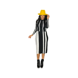 Ebony Stripe Skirt Set